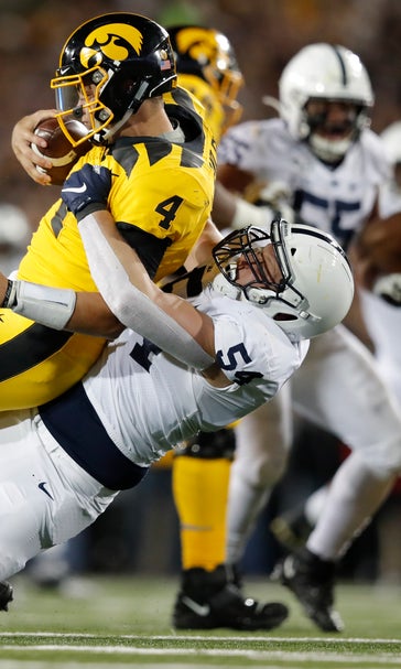 No. 10 Penn State holds off No. 17 Iowa 17-12